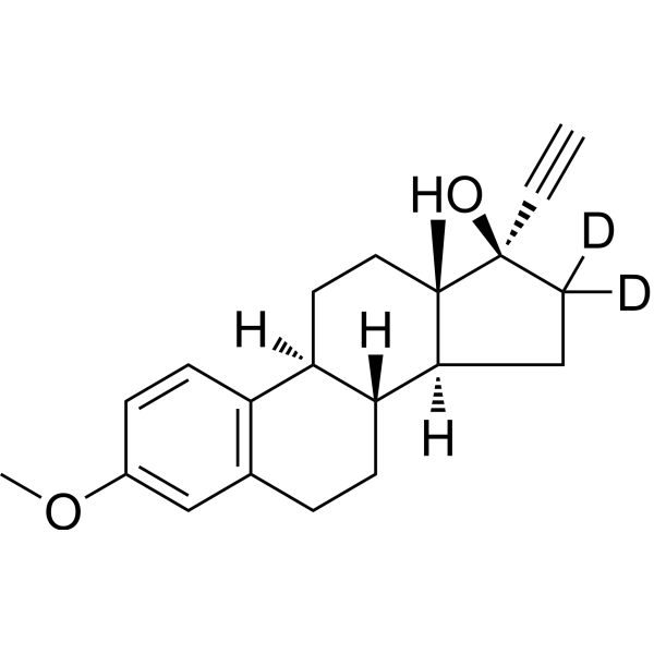 Mestranol-d2 Chemical Structure