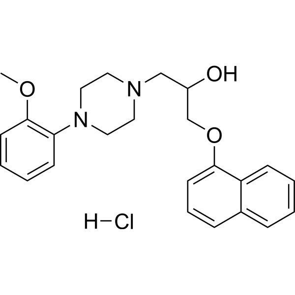 Naftopidil hydrochloride Chemical Structure