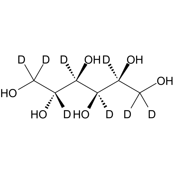 D-Sorbitol-d<sub>8</sub> Chemical Structure