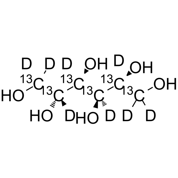 D-Sorbitol-13C6,d8 Chemical Structure