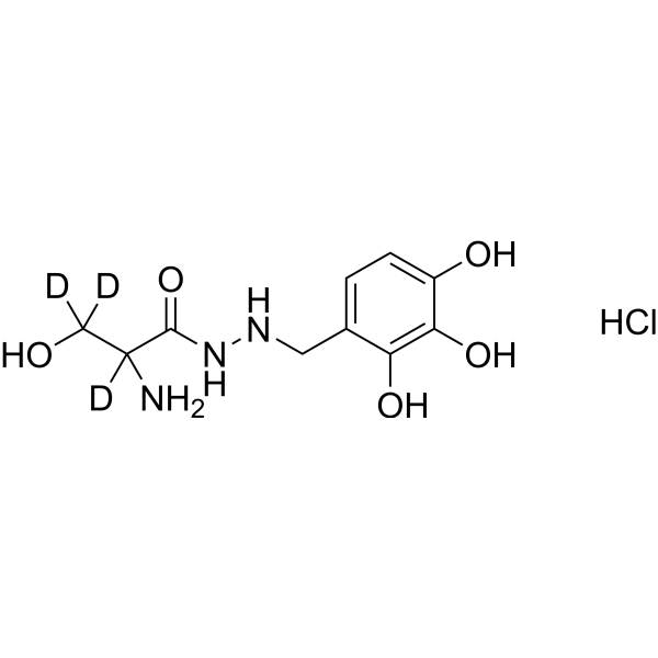 Benserazide-d<sub>3</sub> hydrochloride Chemical Structure