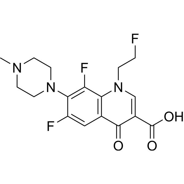Fleroxacin Chemical Structure