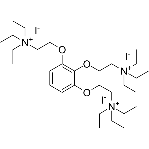 Gallamine Triethiodide 構造式
