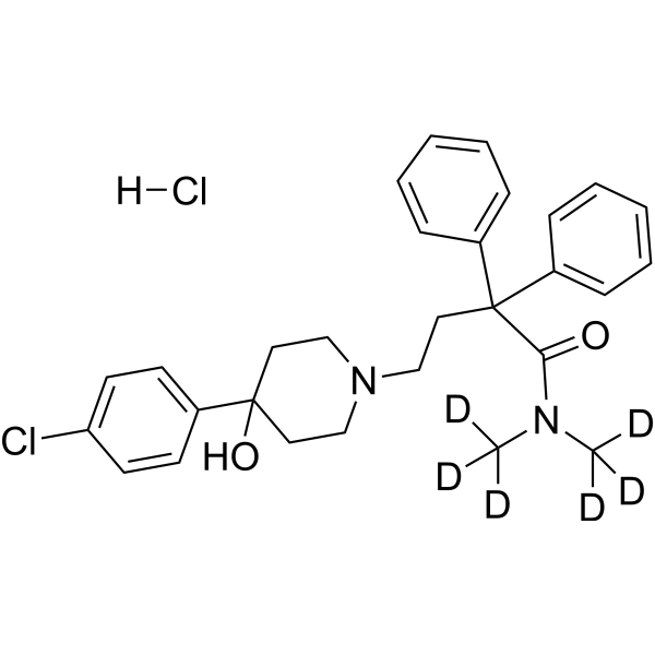 Loperamide-d6 hydrochloride Chemical Structure