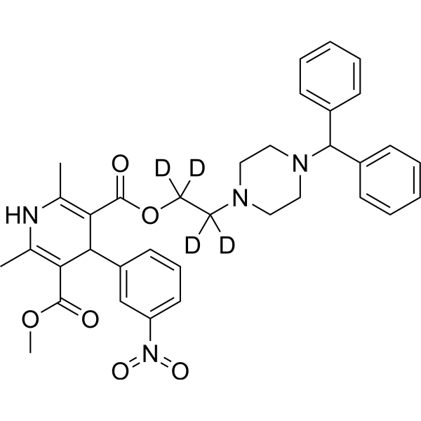 Manidipine-d<sub>4</sub> Chemical Structure
