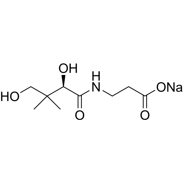 D-Pantothenic acid sodium Chemical Structure