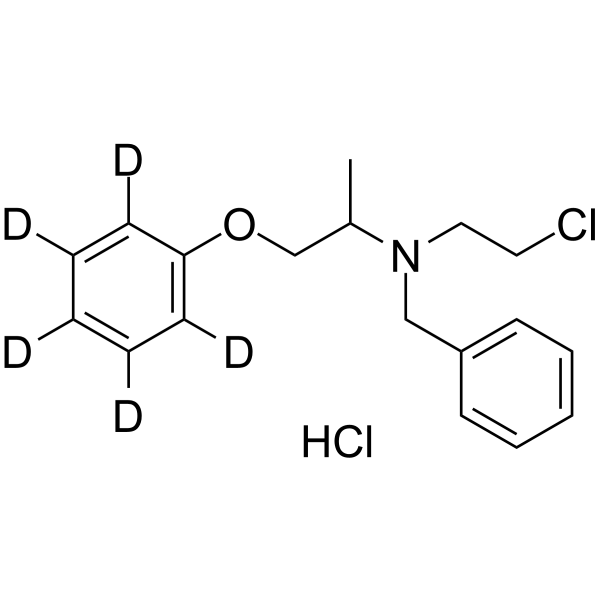 Phenoxybenzamine-d<sub>5</sub> hydrochloride Chemical Structure