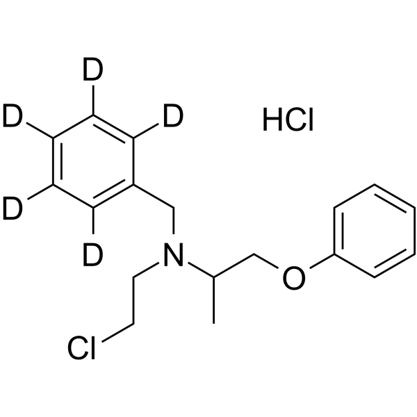 Phenoxybenzamine (benzyl-2,3,4,5,6-d<sub>5</sub>) (hydrochloride) Chemical Structure