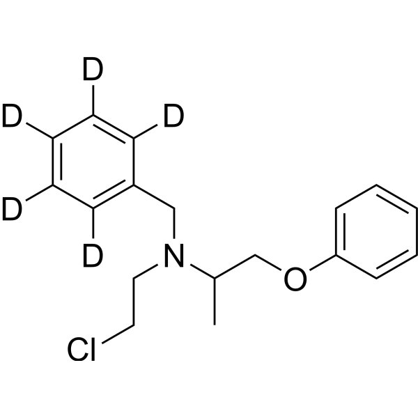 Phenoxybenzamine-d<sub>5</sub> Chemical Structure