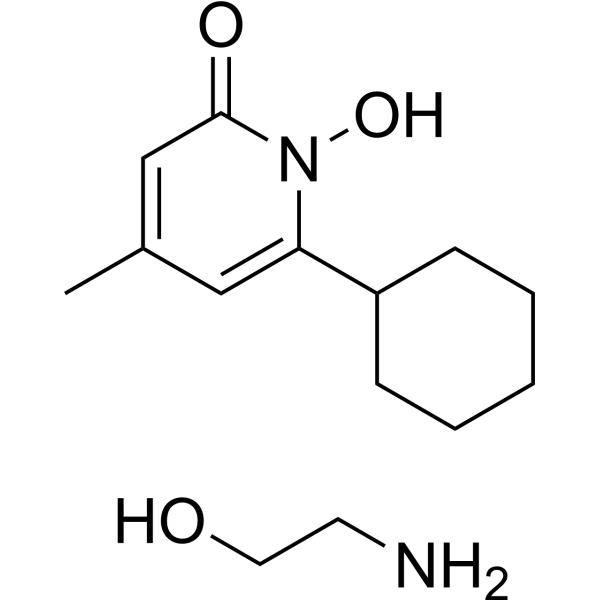 Ciclopirox olamine Chemical Structure