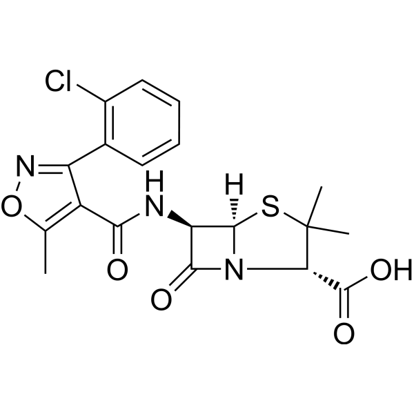 Cloxacillin Chemical Structure
