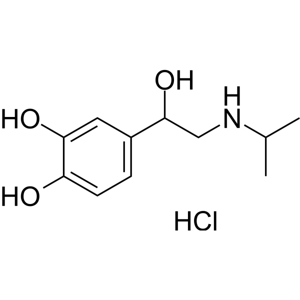 Isoprenaline hydrochloride Chemical Structure