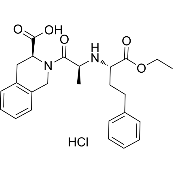 Quinapril hydrochloride Chemical Structure