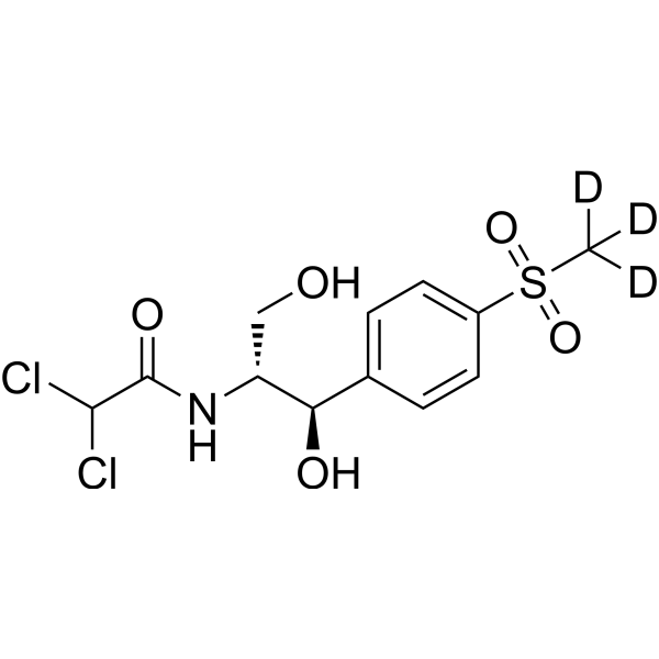 Thiamphenicol-d<sub>3</sub> Chemical Structure