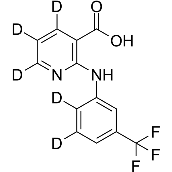Niflumic Acid-d<sub>5</sub> Chemical Structure