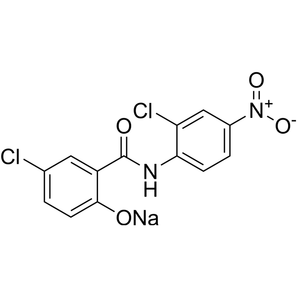 Niclosamide sodium Chemical Structure