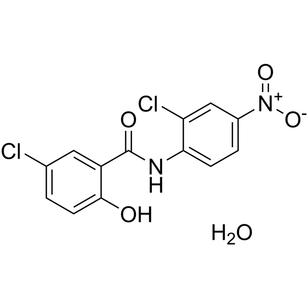 Niclosamide monohydrate Chemical Structure