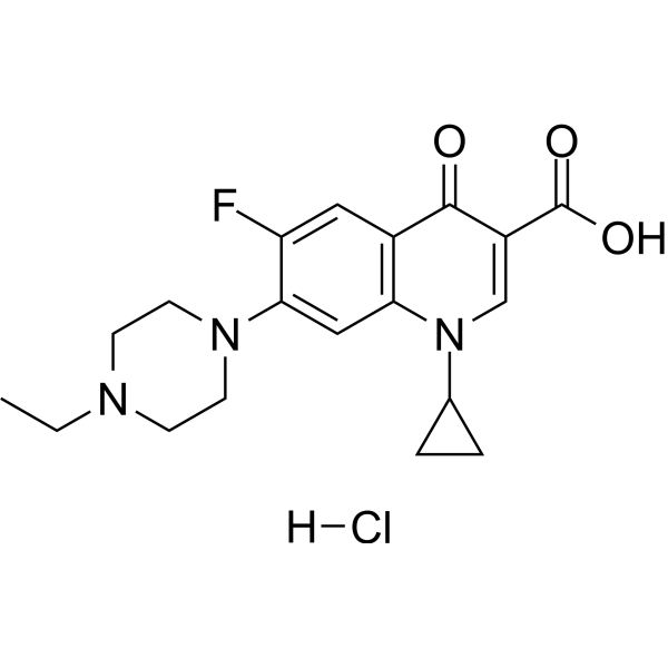 Enrofloxacin monohydrochloride Chemical Structure