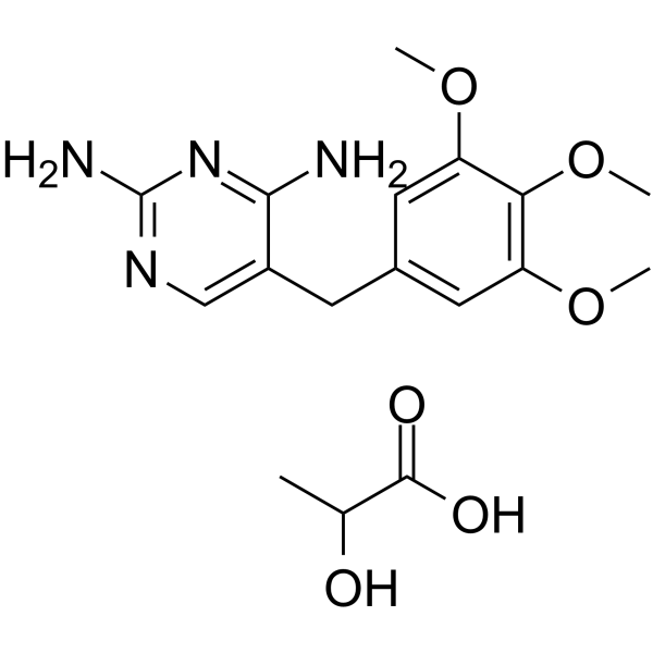 Trimethoprim lactate Chemical Structure