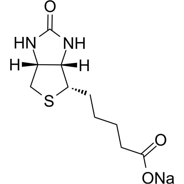Biotin sodium Chemical Structure