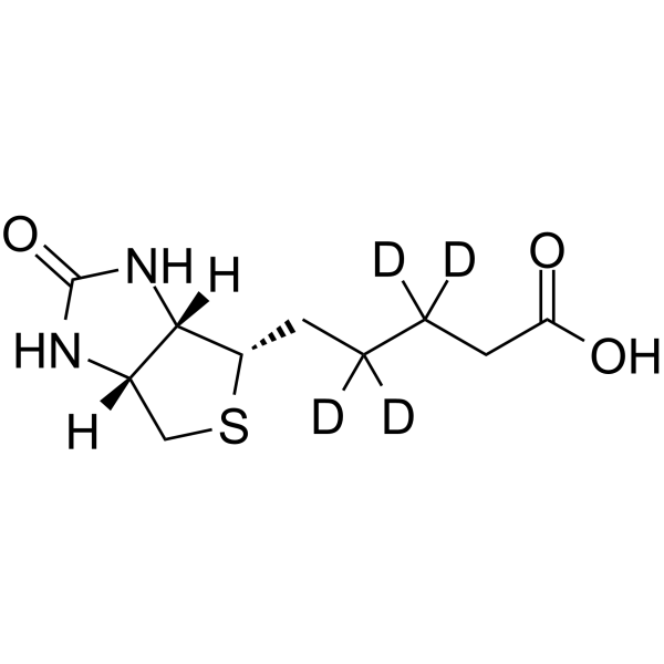 rel-Biotin-d<sub>4</sub> Chemical Structure