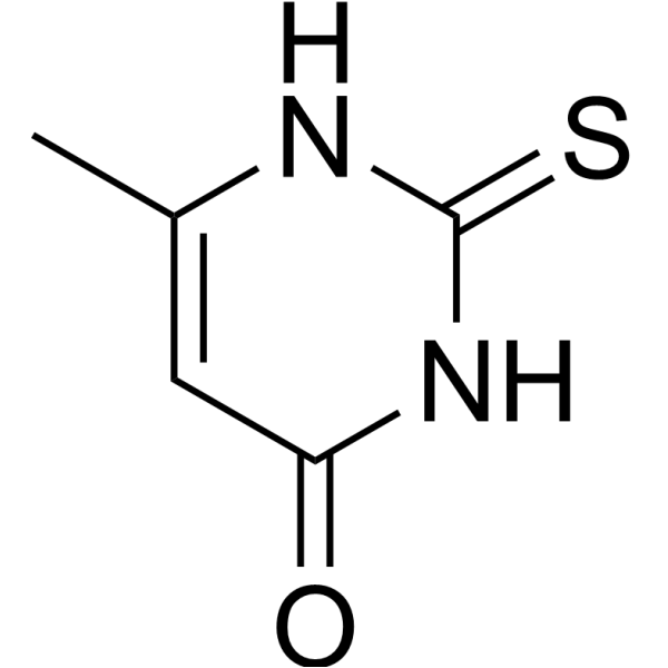 Methylthiouracil Chemical Structure