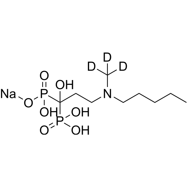Ibandronic Acid-d<sub>3</sub> sodium Chemical Structure