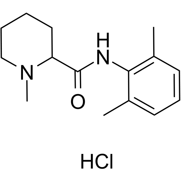 Mepivacaine hydrochloride Chemical Structure