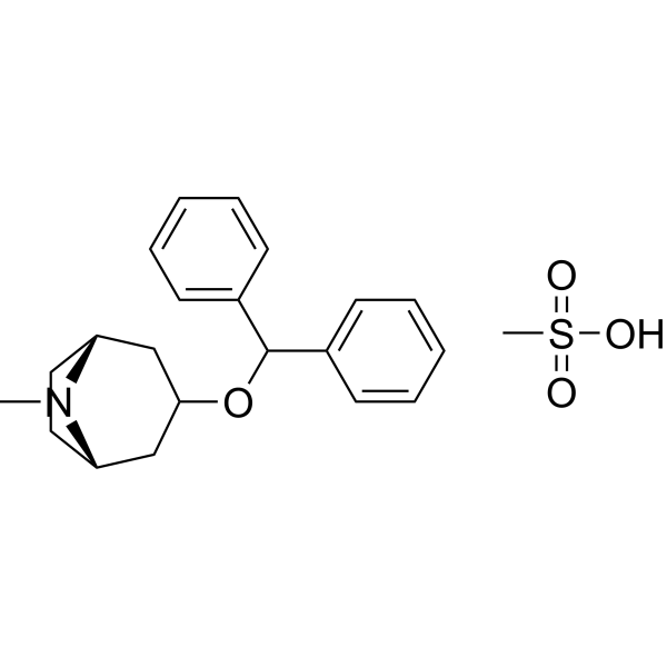 Benztropine mesylate (Standard) Chemical Structure
