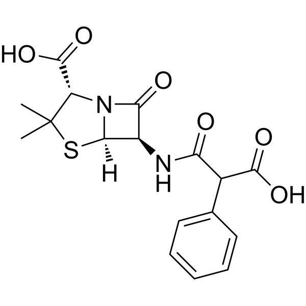 Carbenicillin Chemical Structure
