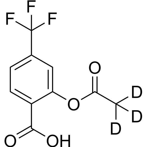 Triflusal-d<sub>3</sub> Chemical Structure