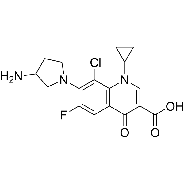 Clinafloxacin Chemical Structure