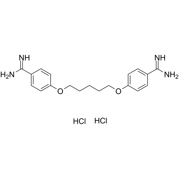 Pentamidine dihydrochloride Chemical Structure