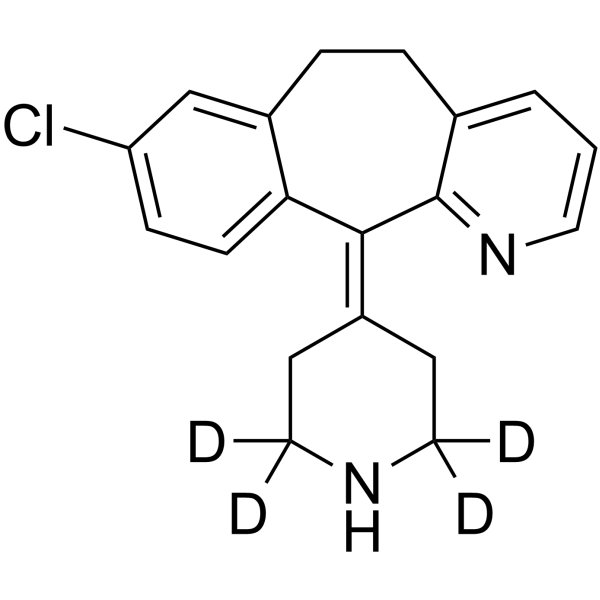 Desloratadine-d<sub>4</sub> Chemical Structure