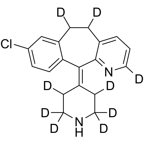 Desloratadine-d<sub>9</sub> Chemical Structure