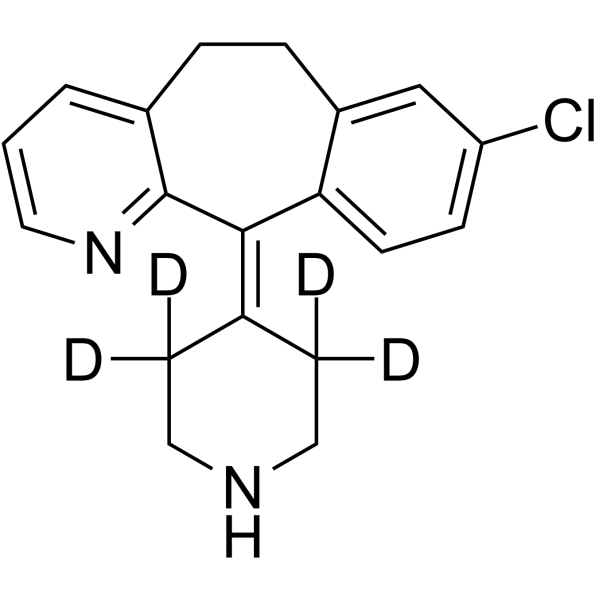 Desloratadine-3,3,5,5-d<sub>4</sub> Chemical Structure