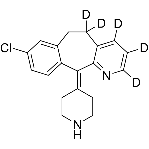 Desloratadine-d<sub>5</sub> Chemical Structure