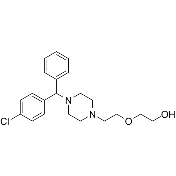 Hydroxyzine Chemical Structure