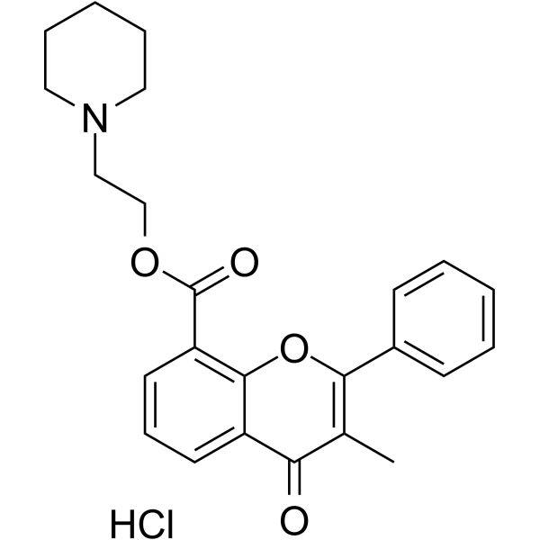 Flavoxate hydrochloride Chemical Structure