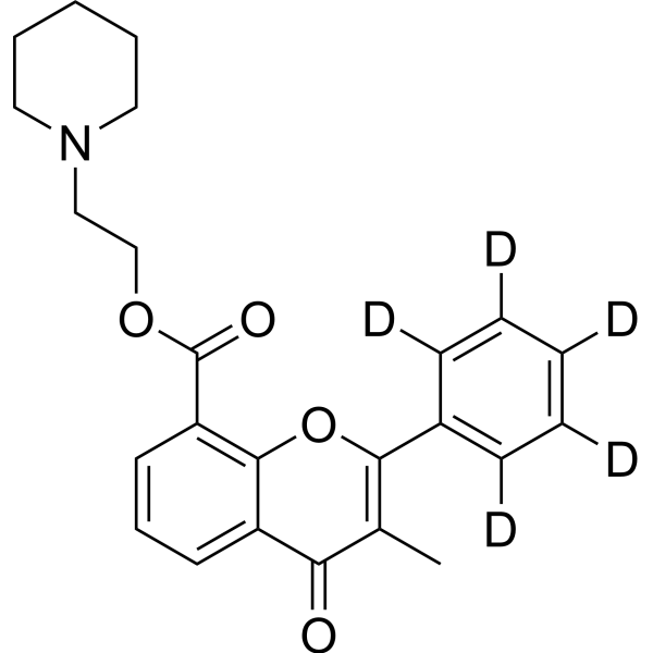Flavoxate-d<sub>5</sub> Chemical Structure