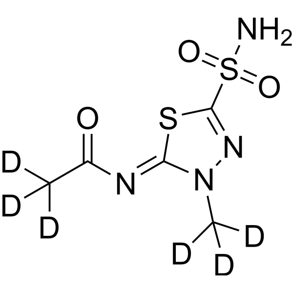 Methazolamide-d6 Chemical Structure