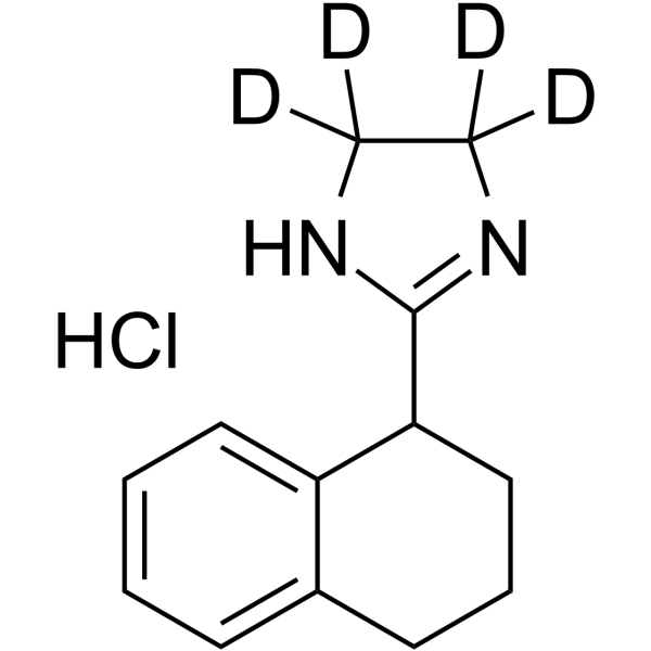 Tetrahydrozoline-d<sub>4</sub> hydrochloride Chemical Structure