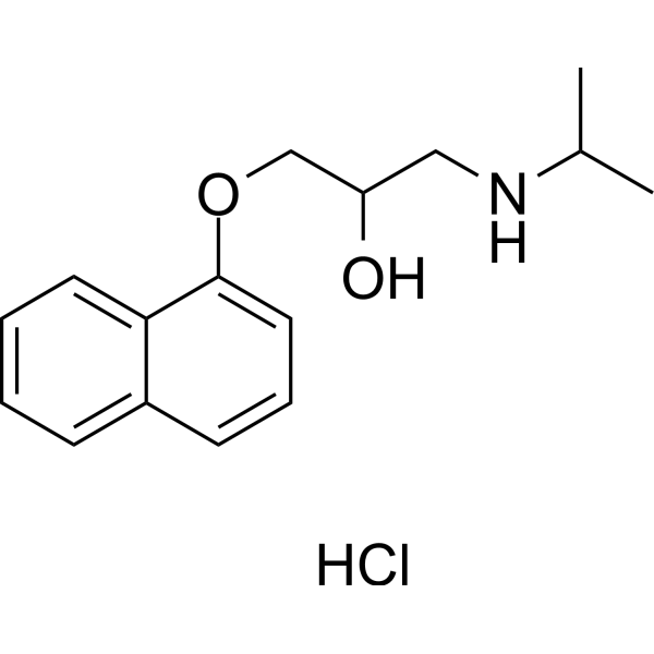 Propranolol hydrochloride Chemical Structure