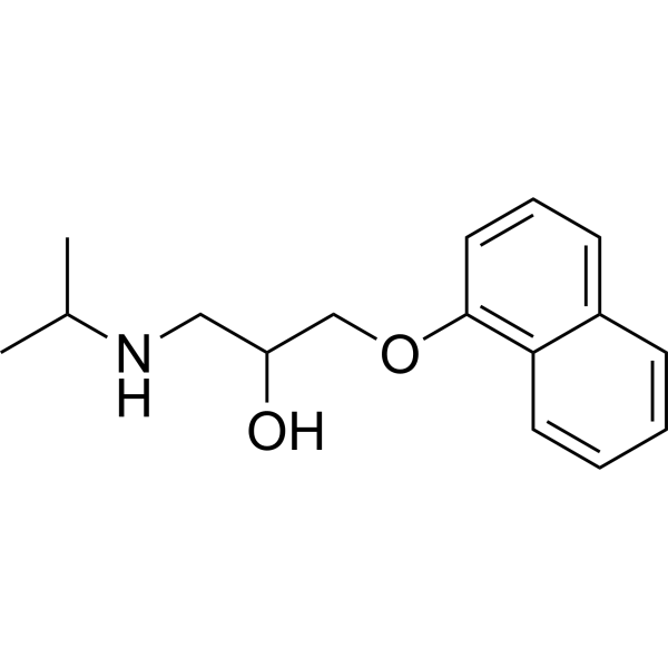 Propranolol Chemical Structure