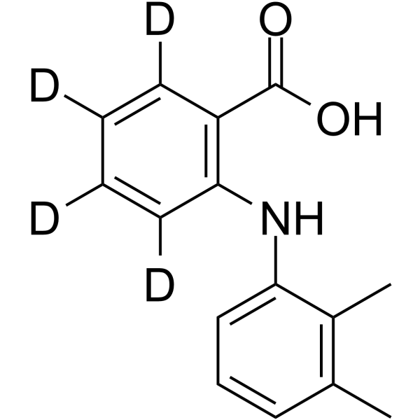 Mefenamic acid-d<sub>4</sub> Chemical Structure