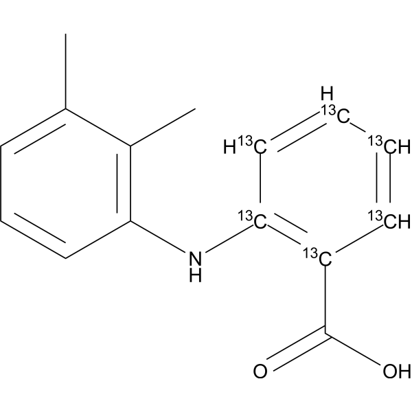 <em>Mefenamic</em> acid-13C6