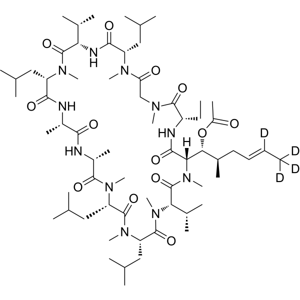 Cyclosporin A acetate-d<sub>4</sub>