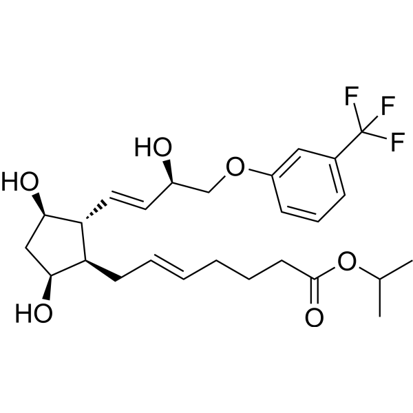 5,6-trans-Travoprost Chemical Structure