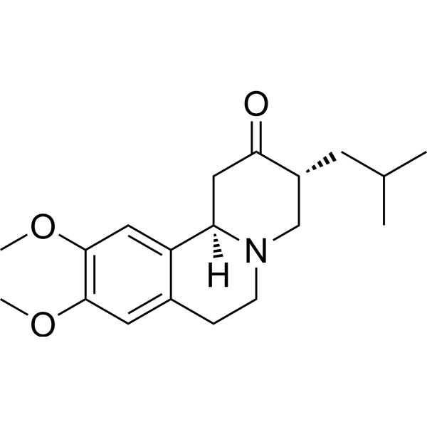(+)-Tetrabenazine Chemical Structure