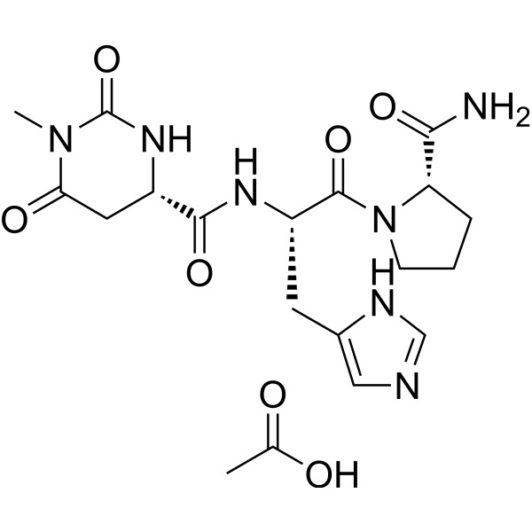 Taltirelin acetate Chemical Structure